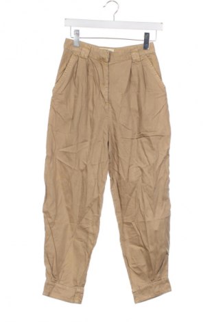 Dámské kalhoty  H&M, Velikost XS, Barva Béžová, Cena  469,00 Kč
