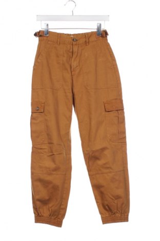 Damskie spodnie Pull&Bear, Rozmiar XS, Kolor Brązowy, Cena 66,39 zł