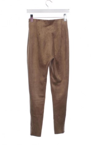Damskie spodnie Zara, Rozmiar XS, Kolor Brązowy, Cena 62,07 zł