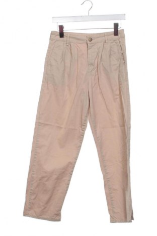 Damskie spodnie Zara, Rozmiar XS, Kolor Beżowy, Cena 62,02 zł