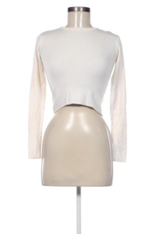 Pulover de femei Pull&Bear, Mărime S, Culoare Ecru, Preț 76,00 Lei