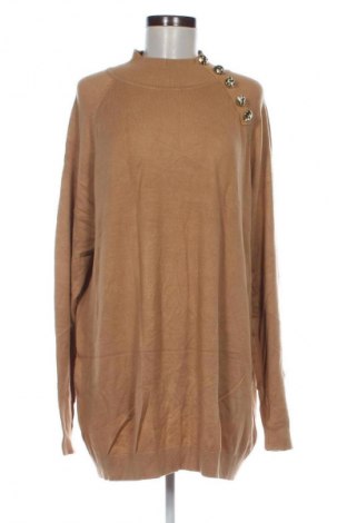 Damenpullover Unbranded, Größe 4XL, Farbe Braun, Preis € 10,99