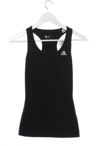 Γυναίκειο αθλητικό τοπ Adidas, Μέγεθος XS, Χρώμα Μαύρο, Τιμή 11,99 €