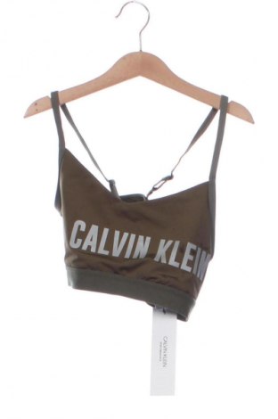 Дамски спортен топ Calvin Klein, Размер S, Цвят Зелен, Цена 77,00 лв.