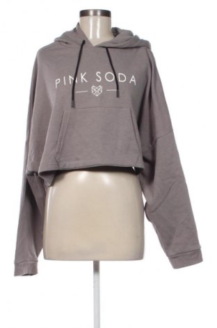 Γυναικείο φούτερ Pink Soda, Μέγεθος XL, Χρώμα Γκρί, Τιμή 14,83 €