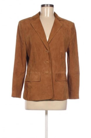 Γυναικείο δερμάτινο μπουφάν Gerry Weber, Μέγεθος M, Χρώμα Καφέ, Τιμή 80,32 €