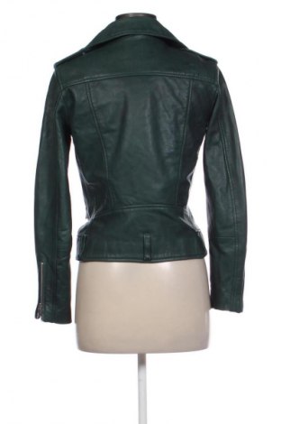 Geacă de piele pentru femei Mango, Mărime S, Culoare Verde, Preț 215,79 Lei