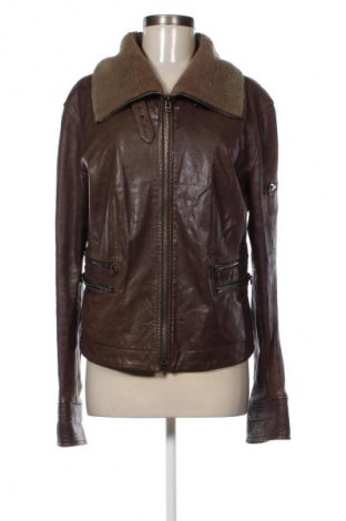 Dámska kožená bunda  Massimo Dutti, Veľkosť XL, Farba Hnedá, Cena  80,31 €