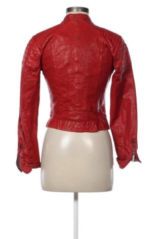 Dámska kožená bunda  Pepe Jeans, Veľkosť S, Farba Červená, Cena  52,95 €