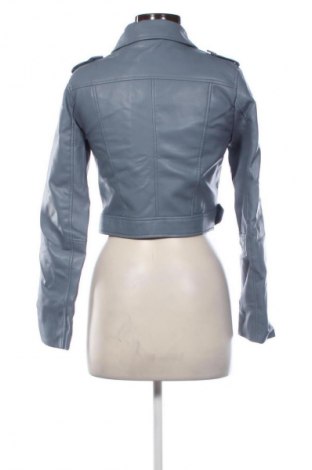 Damen Lederjacke Stradivarius, Größe S, Farbe Grau, Preis 30,00 €