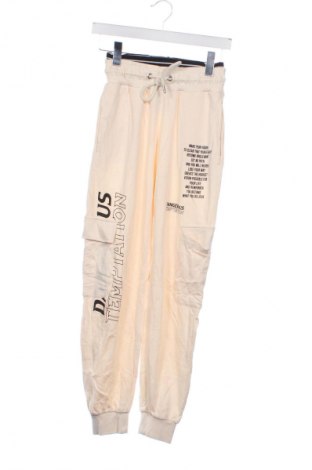Dámské tepláky Bershka, Velikost XS, Barva Krémová, Cena  469,00 Kč