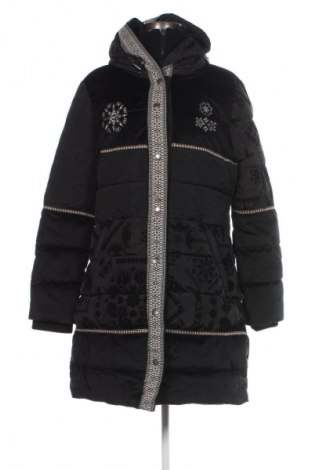 Dámska bunda  Desigual, Veľkosť XL, Farba Čierna, Cena  127,95 €