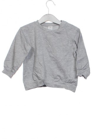 Детска блуза H&M, Размер 18-24m/ 86-98 см, Цвят Сив, Цена 11,99 лв.