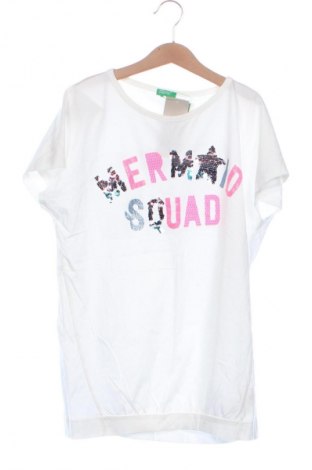 Kinder Shirt United Colors Of Benetton, Größe 11-12y/ 152-158 cm, Farbe Weiß, Preis € 26,09