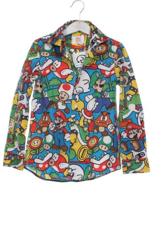 Kinderhemd Oppo Suits, Größe 6-7y/ 122-128 cm, Farbe Mehrfarbig, Preis € 6,00