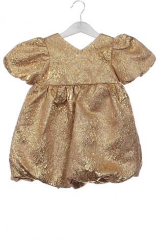 Детска рокля H&M, Размер 18-24m/ 86-98 см, Цвят Златист, Цена 31,99 лв.
