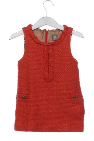 Детска рокля Zara Kids, Размер 18-24m/ 86-98 см, Цвят Червен, Цена 10,99 лв.