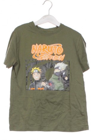 Dziecięcy T-shirt  Naruto Shippuden, Rozmiar 7-8y/ 128-134 cm, Kolor Zielony, Cena 89,89 zł