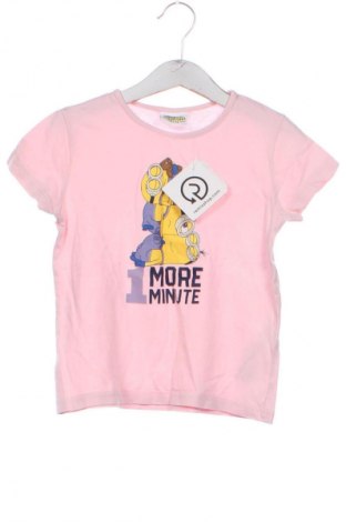 Детска тениска Minions, Размер 4-5y/ 110-116 см, Цвят Розов, Цена 7,99 лв.