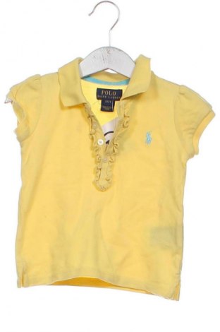 Детска тениска Polo Ralph Lauren, Размер 18-24m/ 86-98 см, Цвят Жълт, Цена 17,99 лв.