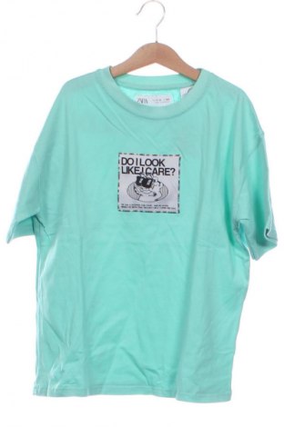 Tricou pentru copii Zara, Mărime 9-10y/ 140-146 cm, Culoare Verde, Preț 30,87 Lei