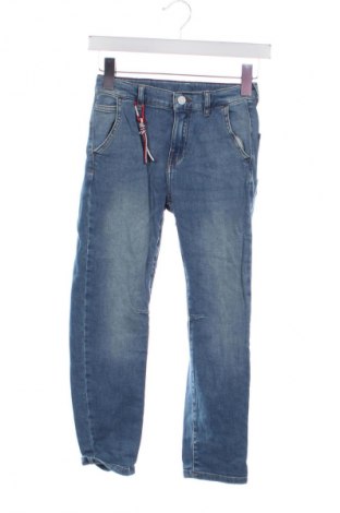 Blugi pentru copii Zara, Mărime 7-8y/ 128-134 cm, Culoare Albastru, Preț 47,37 Lei