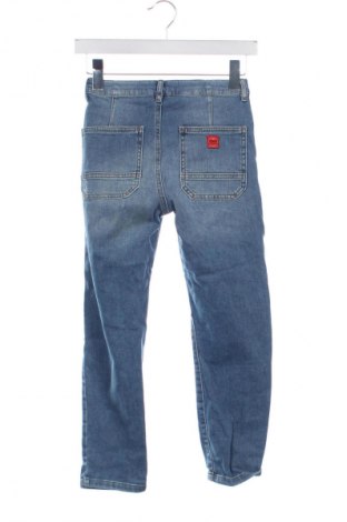 Blugi pentru copii Zara, Mărime 7-8y/ 128-134 cm, Culoare Albastru, Preț 47,37 Lei