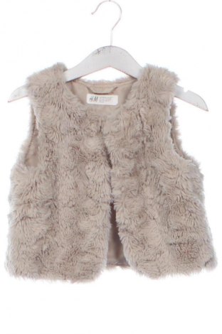 Детски елек H&M, Размер 2-3y/ 98-104 см, Цвят Бежов, Цена 13,99 лв.