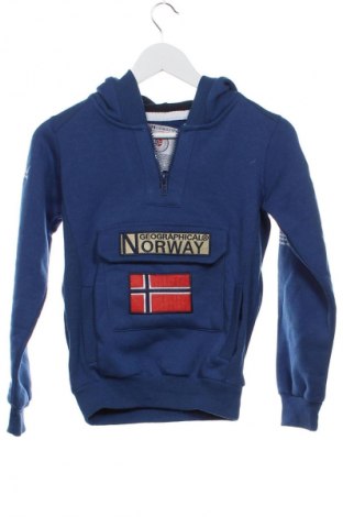 Gyerek sweatshirt Geographical Norway, Méret 9-10y / 140-146 cm, Szín Kék, Ár 20 604 Ft
