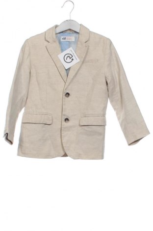 Kindersakko H&M, Größe 4-5y/ 110-116 cm, Farbe Beige, Preis € 16,33