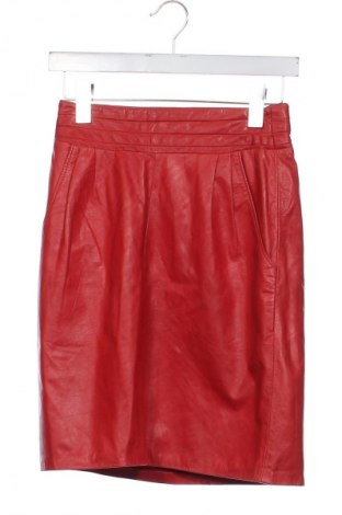 Lederrock Unbranded, Größe XS, Farbe Rot, Preis € 29,74