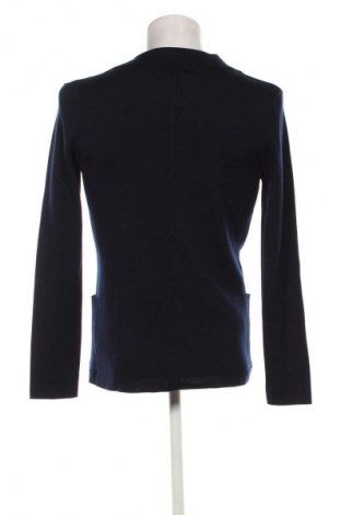 Jachetă tricotată de bărbați Zara Man, Mărime M, Culoare Albastru, Preț 123,99 Lei