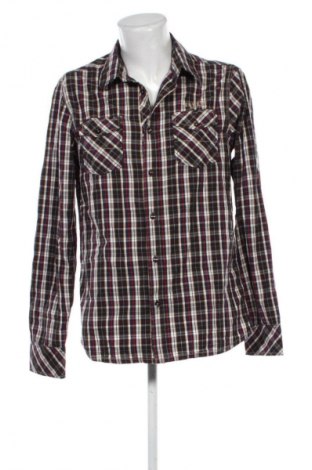 Herrenhemd Garcia, Größe L, Farbe Mehrfarbig, Preis € 11,99