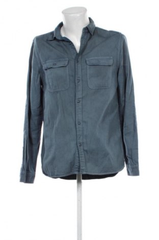 Мъжка риза H&M Divided, Размер M, Цвят Син, Цена 49,08 лв.