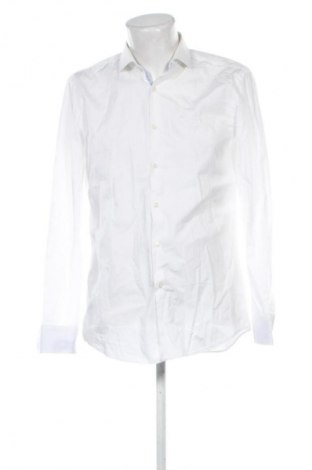 Herrenhemd Hugo Boss, Größe L, Farbe Weiß, Preis 52,69 €