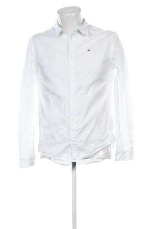 Herrenhemd Tommy Jeans, Größe L, Farbe Weiß, Preis € 31,71