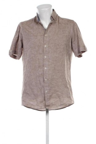 Herrenhemd Unbranded, Größe M, Farbe Beige, Preis 10,99 €