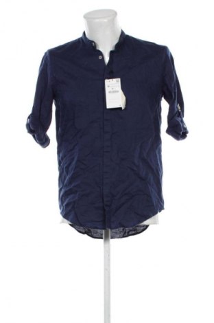 Cămașă de bărbați Zara, Mărime M, Culoare Albastru, Preț 132,99 Lei