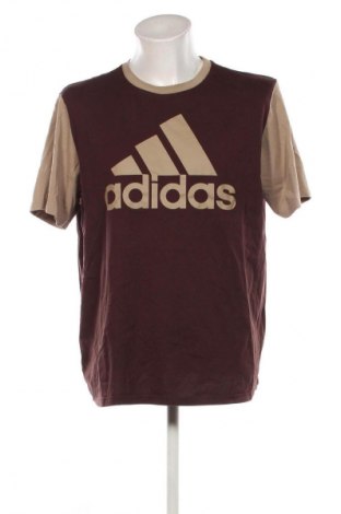 Herren T-Shirt Adidas, Größe XL, Farbe Braun, Preis € 13,81