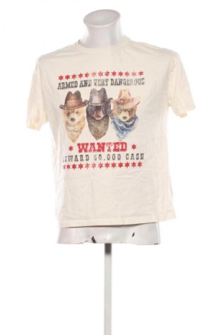 Herren T-Shirt C&A, Größe L, Farbe Ecru, Preis € 9,72