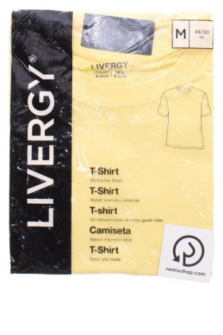 Pánske tričko  Livergy, Veľkosť M, Farba Žltá, Cena  15,35 €