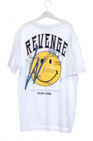 Herren T-Shirt Pause Jeans, Größe XS, Farbe Weiß, Preis € 7,67