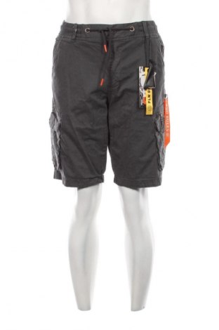 Pantaloni scurți de bărbați Vintage, Mărime M, Culoare Gri, Preț 93,99 Lei