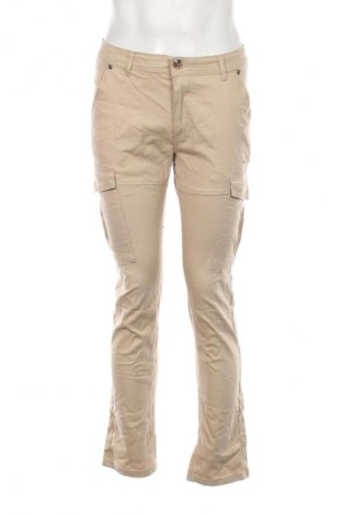 Męskie spodnie Up 2 Fashion, Rozmiar M, Kolor Beżowy, Cena 127,99 zł