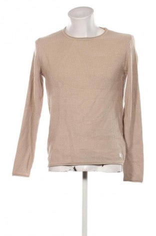 Herrenpullover Jack & Jones, Größe M, Farbe Beige, Preis € 13,99