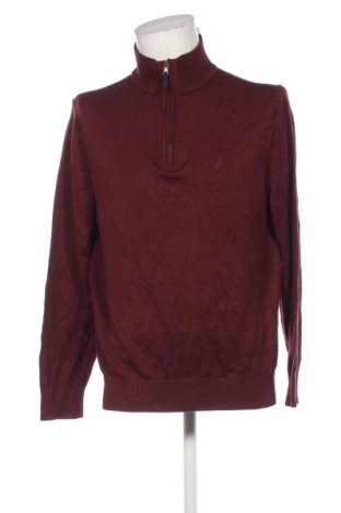 Męski sweter Nautica, Rozmiar L, Kolor Czerwony, Cena 108,99 zł