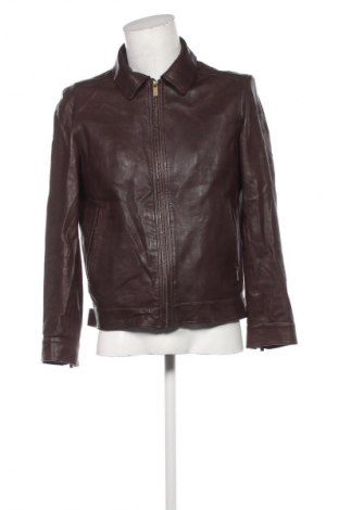 Férfi bőrdzseki Massimo Dutti, Méret L, Szín Barna, Ár 60 779 Ft