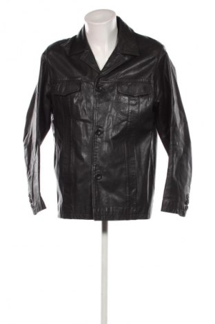 Herren Lederjacke Jack & Jones, Größe L, Farbe Schwarz, Preis € 54,73