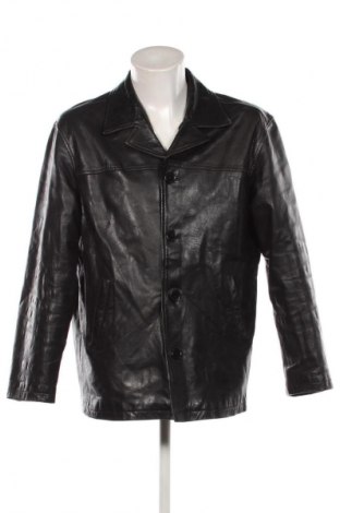 Geacă de piele pentru bărbati Unbranded, Mărime L, Culoare Negru, Preț 186,99 Lei