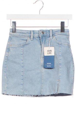 Fustă Bershka, Mărime XXS, Culoare Albastru, Preț 121,34 Lei